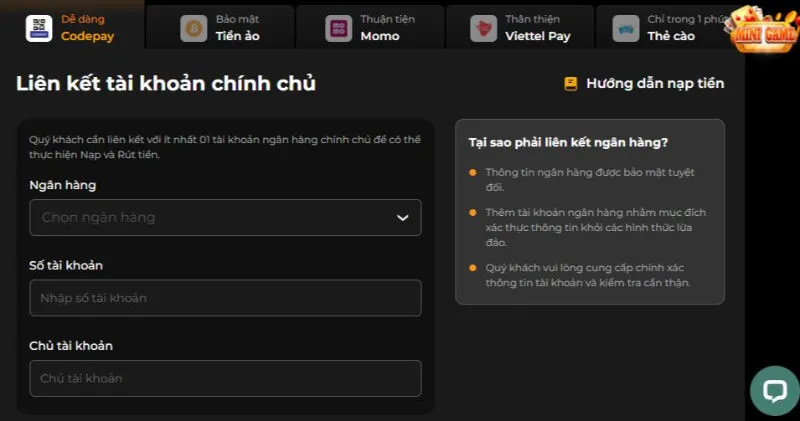 Soi kèo chấp Debet.racing và những điều cược thủ nên biết 4 Nạp tiền vào Debet để có vốn soi kèo chấp